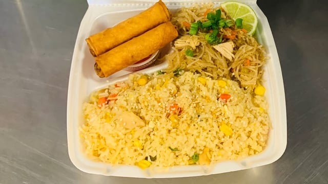 Fried Rice Mixed Plate.