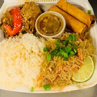 Chicken Adobo Platter