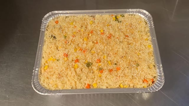 Pan—————Chicken Fried Rice.