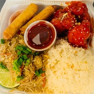 Orange Chicken Platter