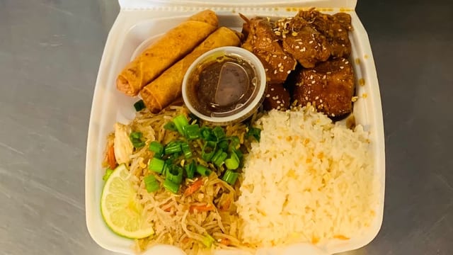 Teriyaki Chicken Platter.