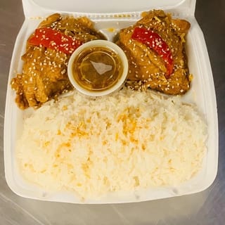 Chicken Adobo Plate