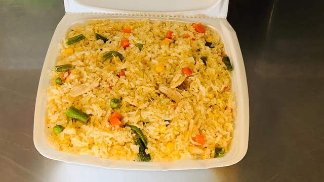 Chicken Fried Rice Plate.