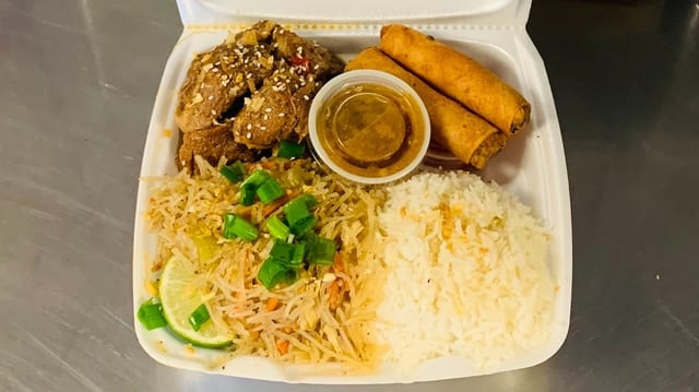 Pork Adobo Platter.